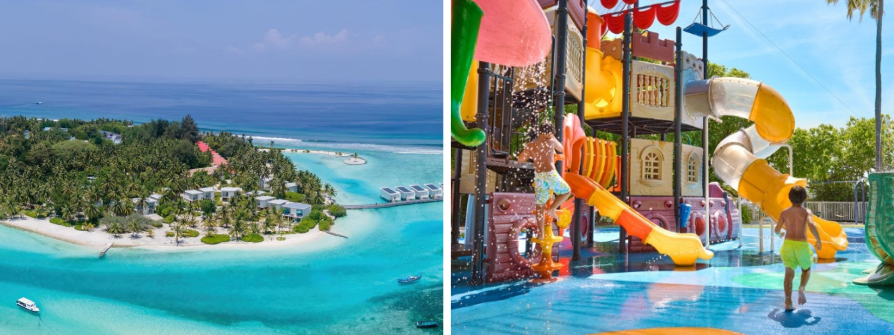 Kandima Maldives年輕活力大島型渡假村與家庭友善海灘景觀